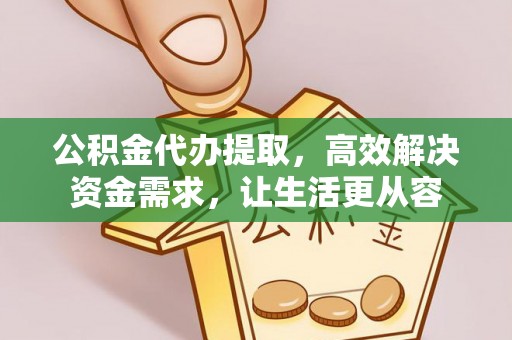 沾化公积金代办提取，高效解决资金需求，让生活更从容