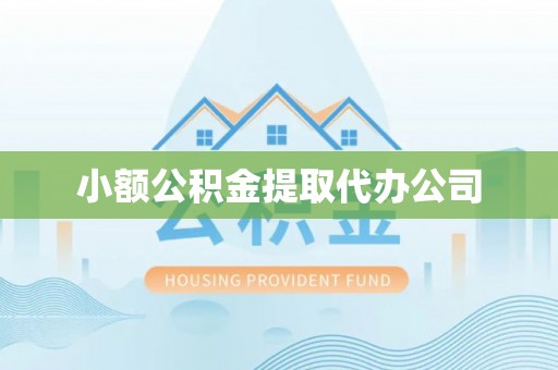 沾化小额公积金提取代办公司