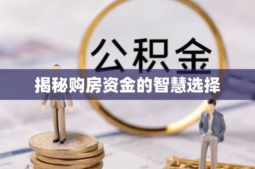 沾化揭秘购房资金的智慧选择