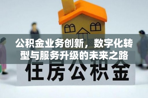 沾化公积金业务创新，数字化转型与服务升级的未来之路